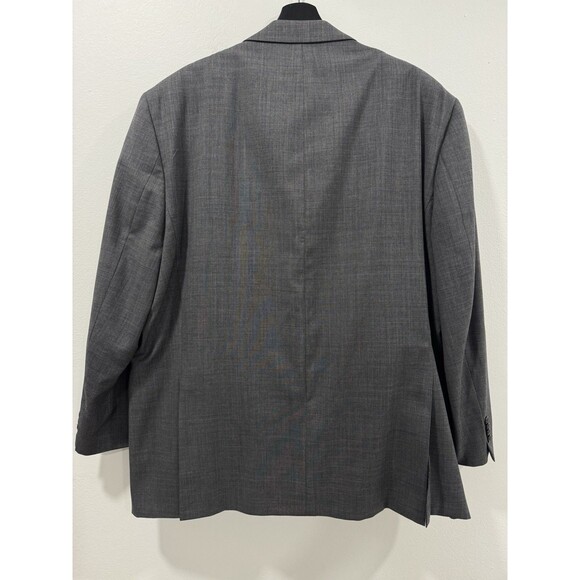 Ralph Lauren 100% Wool Natural Stretch Full Suit Gray 52 Long - Picture 4 of 9